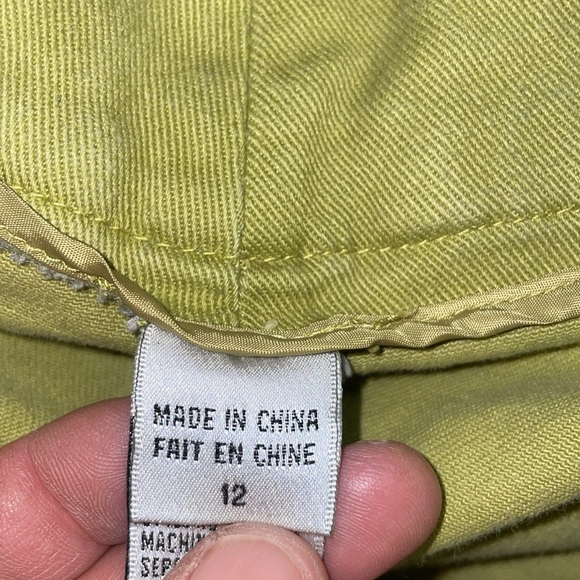 My guard green casual dress pants cropped capri size 12 - Picture 9 of 10